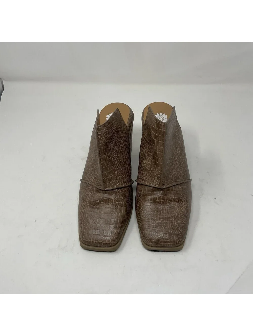 Yellowbox Marissa Heeled Mule Shoe for women in Taupe